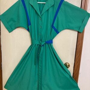 Willi of California Vintage dress waisted with belt